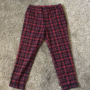 Plaid trousers
